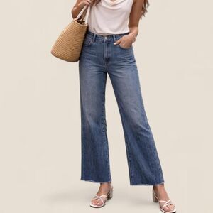 Closed free people Kathy High Rise Wide Leg Jeans 26 | italian euro chic